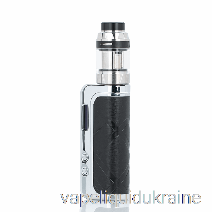 Vape Liquid Ukraine Augvape FOXY ONE 120W Starter Kit Silver Black Leather
